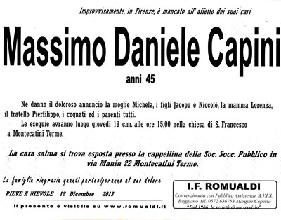 Def Massimo Daniele Capini
