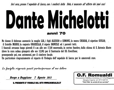 Def. Michelotti Dante